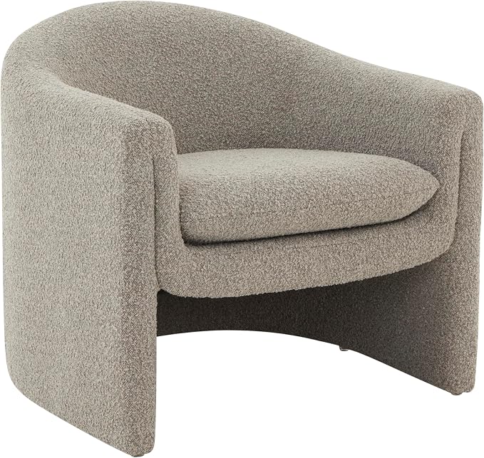 SAFAVIEH Couture Collection Laylette Light Grey Boucle Accent Chair by SAFAVIEH