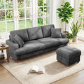 Kidirect 87in L Shaped Couch, Modular Sofa No Tool Assembly, Comfy Sectional by Kidirect