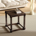 Vintage Aged Solid Wood Side Table Mortise and Tenon Construction by Hmleton