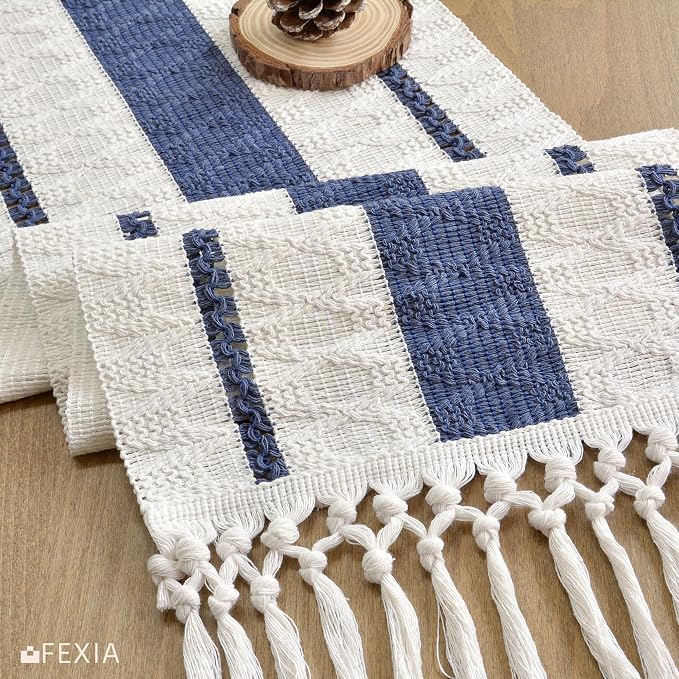 FEXIA Boho Table Runner with Tassels - Image 6
