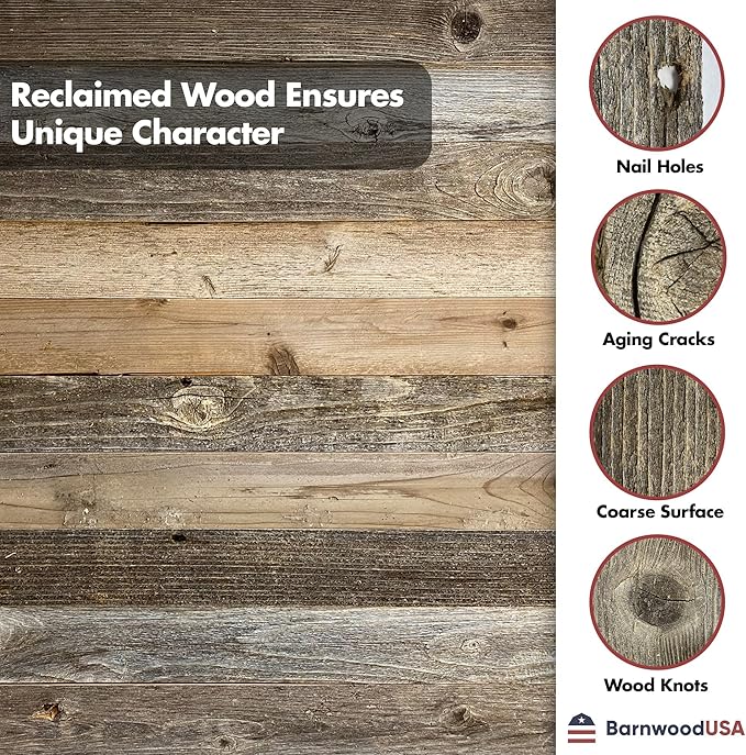 BARNWOODUSA Rustic Decorative Ladder - Image 3