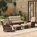 HILLGA Luxury High Back Patio Furniture Set by HILLGA
