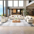 SUNSHINE VALLEY 3 Piece Living Room Sofa Furniture Set, Chenille Modular by SUNSHINEVALLEY