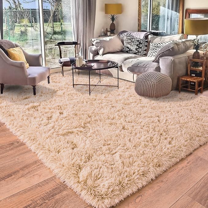 Rugs for Living Room 5x7, Soft Shaggy Modern Shag Area Rug for Bedroom - Image 8