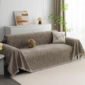 MYSKY HOME Loveseat Cover Sand Couch Cover Sectional Couch Covers by MYSKYHOME