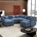 Ihanherry 114" V-Shaped Modern Sofa Modular Sectional Cloud Couch by iHanHerry