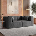 MONVANE 75" Loveseat Sofa, Comfy Chenille Cloud Couch by MONVANE