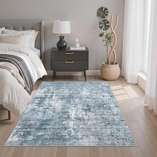 3x5 Rug, Small Area for Kitchen, Machine Washable Non-Slip Throw Rug, Vintage - Image 2