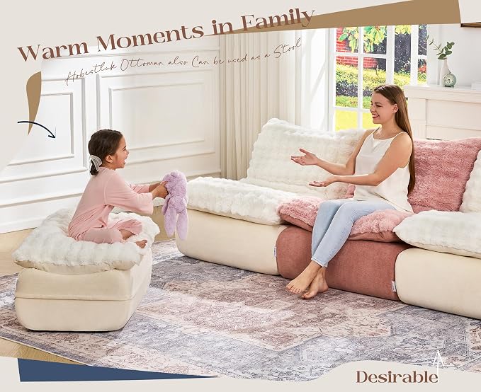 Hobestluk Sofa Couch Foam Sofa for Small Spaces Comfy Sofas - Image 5