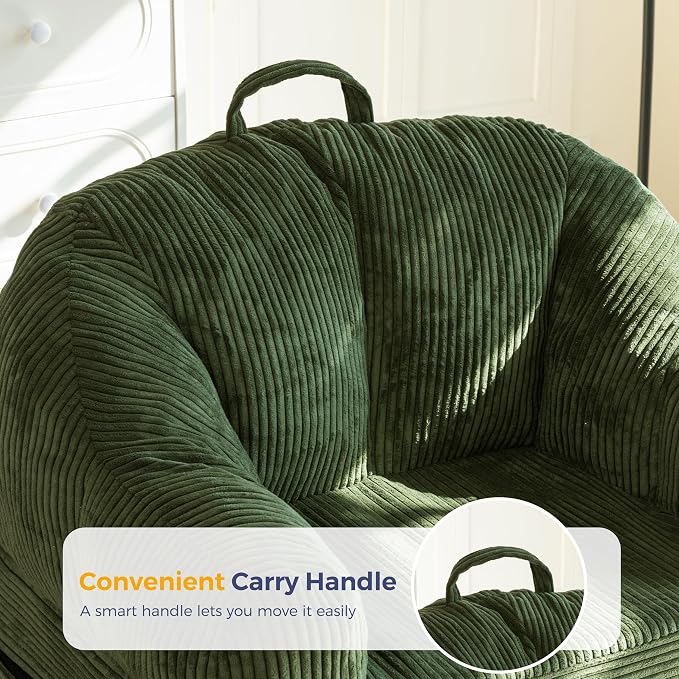 MAXYOYO Folding Sofa Bed with Backrest, Boneless Fold Out Couch Bed with Handle - Image 5