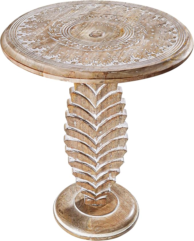 End Tables for Living Room- Small Drink Table for Small Spaces, Modern Accent by TheWoodenTown