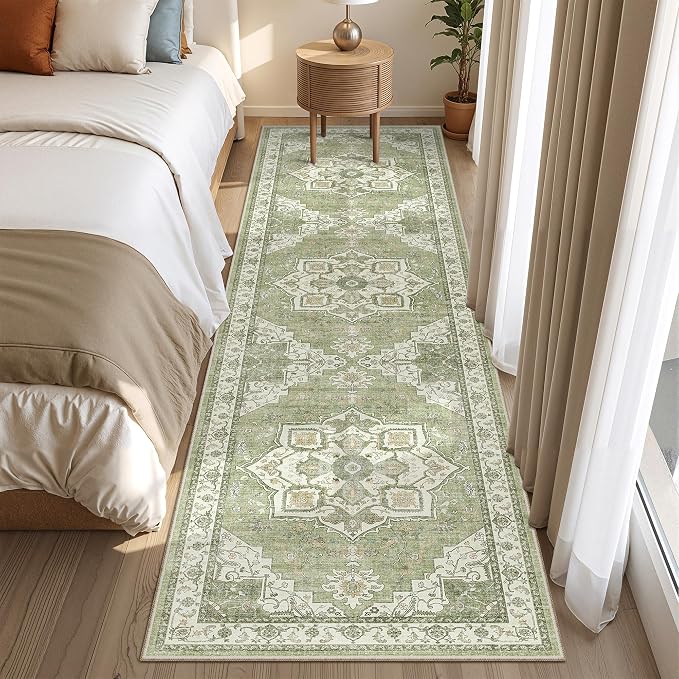 Runner Rug 2x8 Runners for Hallways Non Slip Washable, Vintage Hallway Runner - Image 5