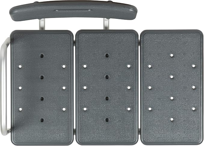 Flash Furniture HERCULES Series 300 Lb. Capacity Adjustable Gray Bath & Shower - Image 13