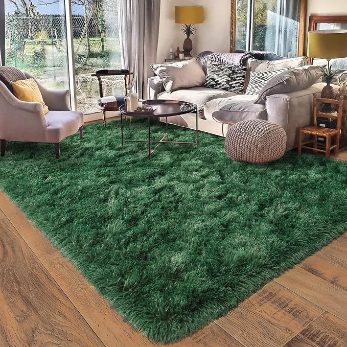 Rugs for Living Room 8x10, Soft Shaggy Modern Shag Area Rug for Bedroom - Image 2