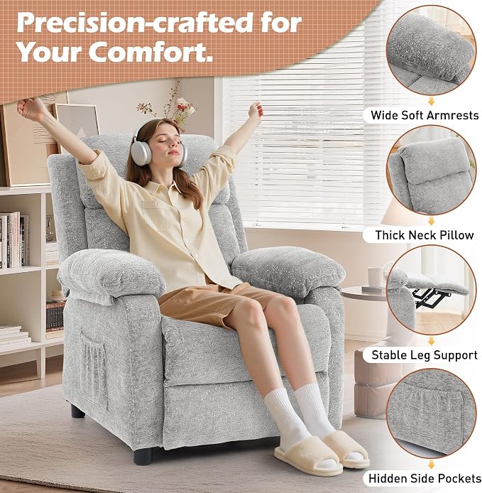 Korser Recliner Chair, Living Room Chairs - Image 5