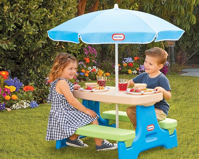 Little Tikes Easy Store Jr. Picnic Table - Image 2