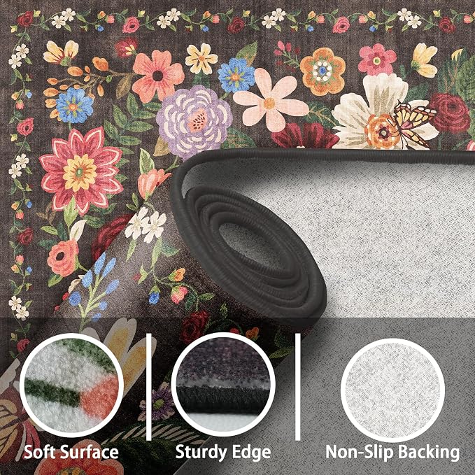 2x5 Entryway Runner Rugs, Non Slip Washable Rugs - Image 7