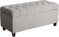 Homepop Home Decor | Tufted Ainsley Button Storage Ottoman Bench by HomePop