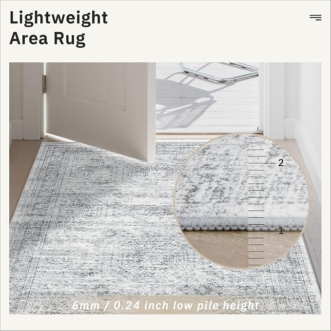 Runner Rug 2'6" x 16' Washable Non-Slip 2.5x16 ft Long Runner Rugs - Image 7