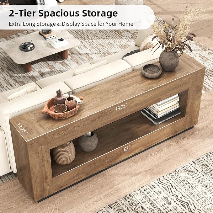 Epecoya 78 Inch Extra Long Console Table - Image 5