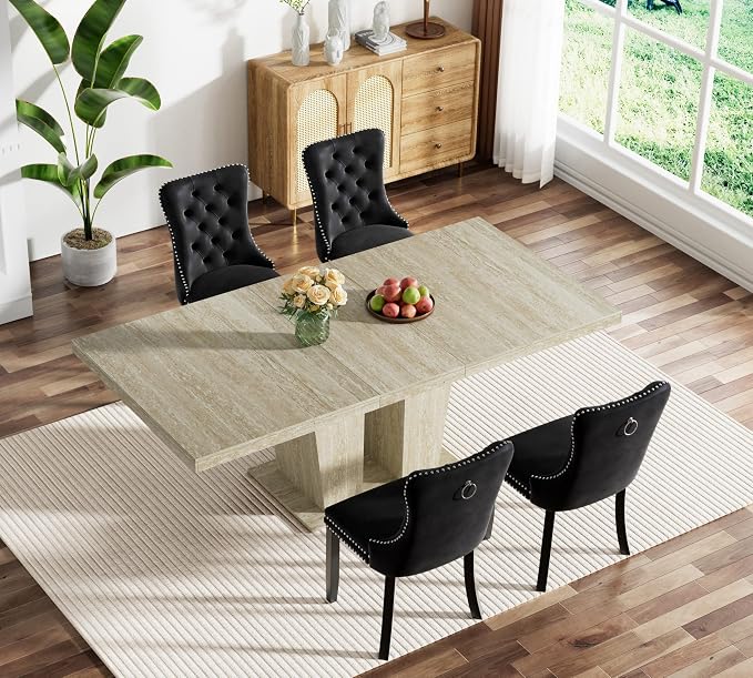 Henf 5 Pieces Extendable Dining Table Set - Image 2