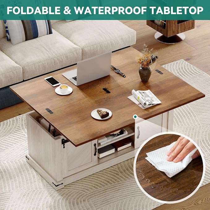 YITAHOME Lift Top Coffee Table - Image 8