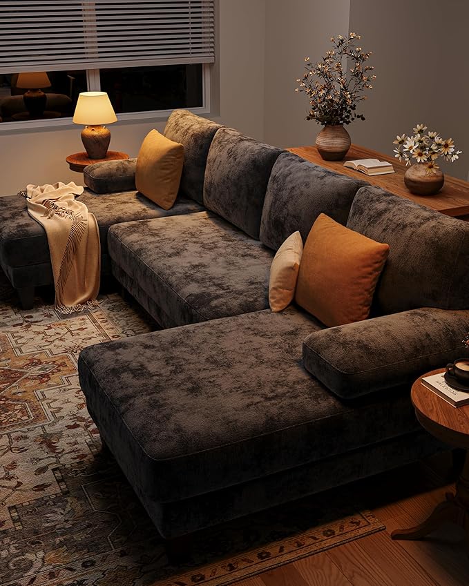 U-Shaped Sectional Couches for Living Room | 112 Inch Modern Sectional Couch | - Image 4