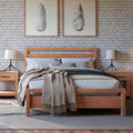 Grain Wood Furniture Loft King Size Solid Wood Bed by GrainWoodFurniture