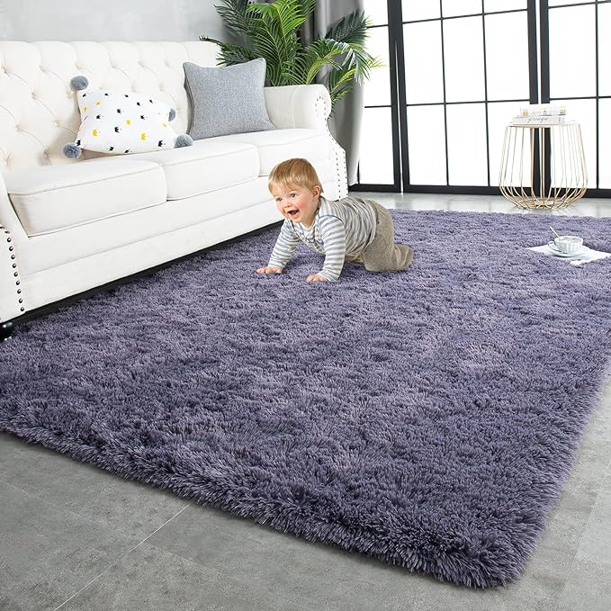 TWINNIS Super Soft Shaggy Rugs Fluffy Carpets 10x14 Feet, Indoor Modern Plush by TWINNIS