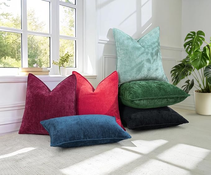 decorUhome Summer Couch Throw Pillow Covers 18x18 Set of 2, Decorative Soft - Image 7