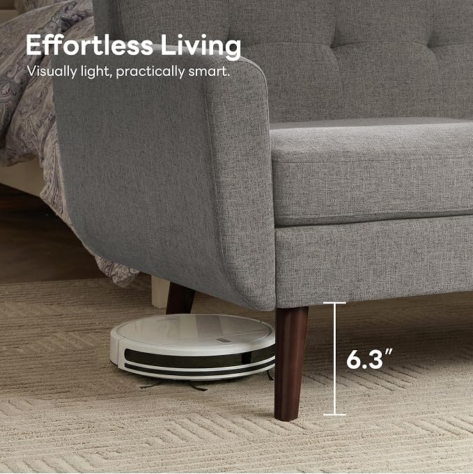 Tbfit 65" W Loveseat Sofa, Mid Century Modern Love Seat Couches - Image 7