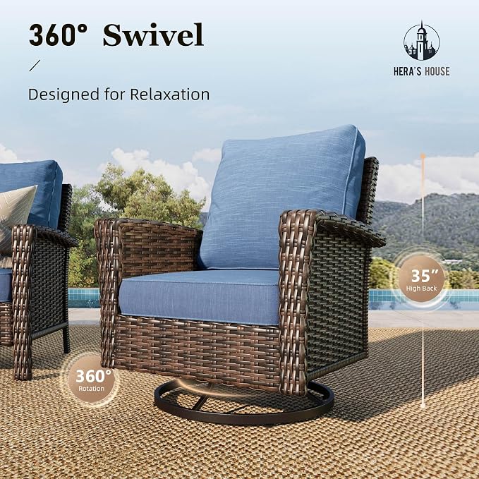 HERA'S HOUSE 8-Piece Outdoor Furniture Set - Image 5