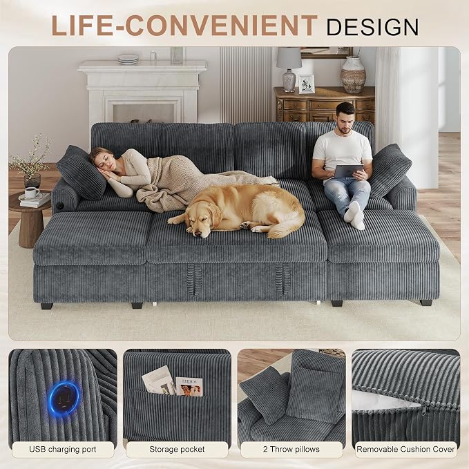 Hanherry 104" Sectional Sofa - Image 4