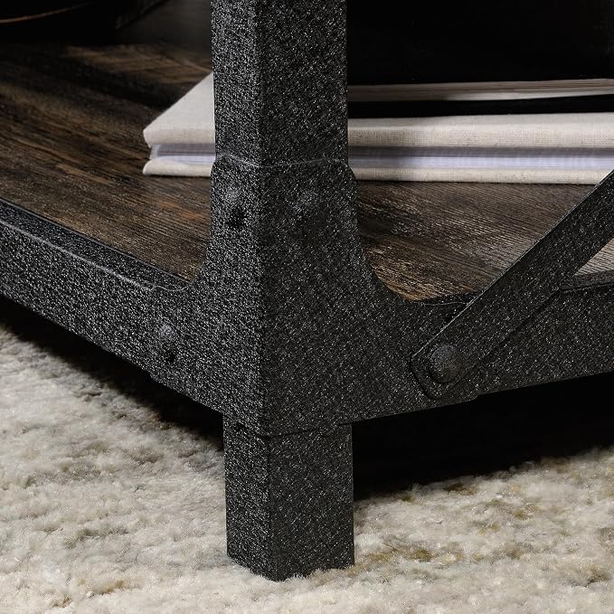 Industrial Lift Top Coffee Table 41 in, Wood Living Room Table - Image 6