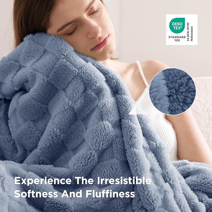 Bedsure GentleSoft Blankets Queen Size - Image 4