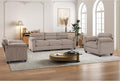 HAOMARKETS Corduroy Sofa Set, Upholstered Armchair Set of 2 and 3-Seater Sofa by HAOMARKETS