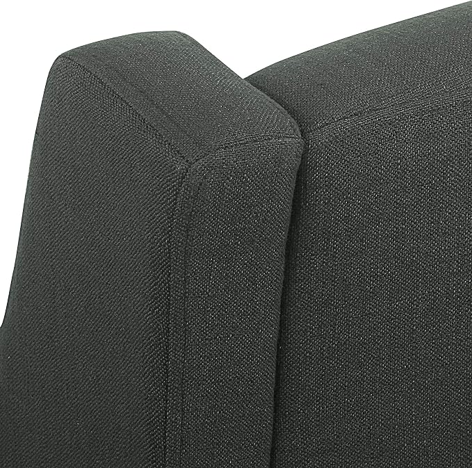 Homepop Home Decor | Upholstered Classic Swoop Arm Accent Chair | Accent Chairs - Image 9