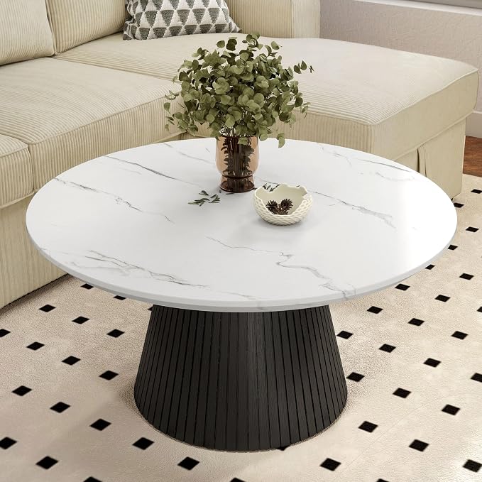Furniture of America Coraly Modern 36-inch Round Coffee Table - Image 4
