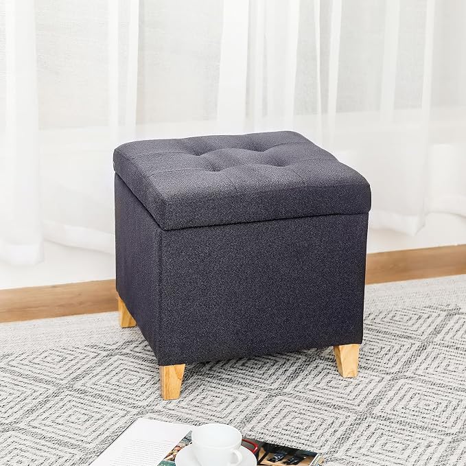Adeco Storage Ottoman Bench - Image 4