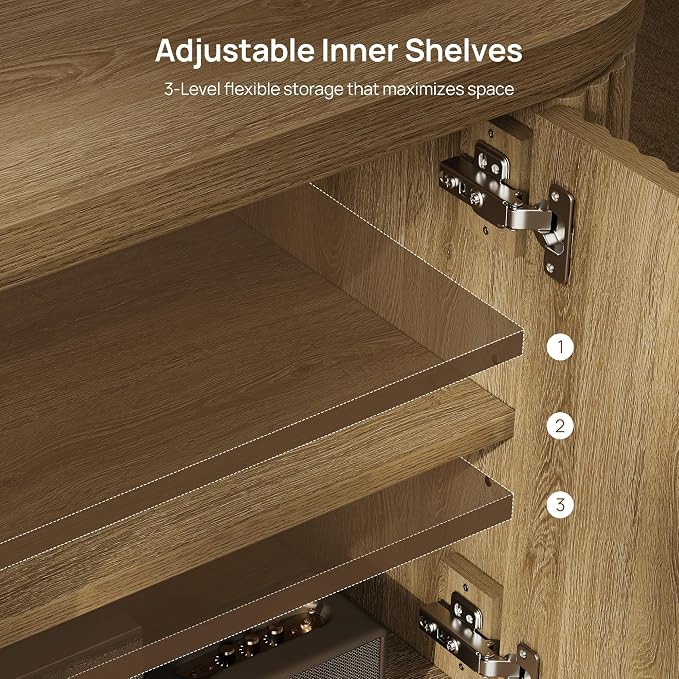 SICOTAS TV Stand for 70 Inch TV - Image 4