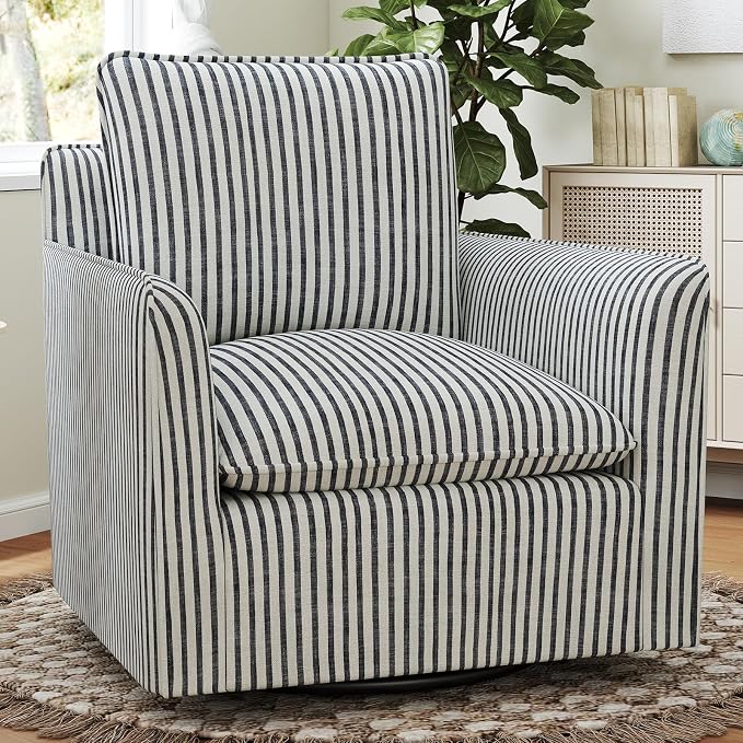 INZOY Swivel Accent Square Chair by INZOY