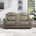 Lexicon 74" W Manual Double Reclining Loveseat by Lexicon