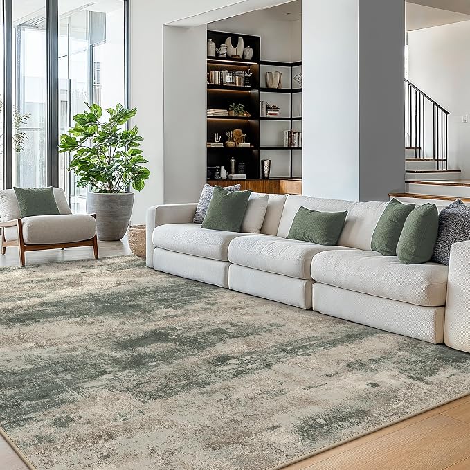 BEIMO Area Rugs 5x8 for Living Room Bedroom, Modern Abstract Machine Washable - Image 3
