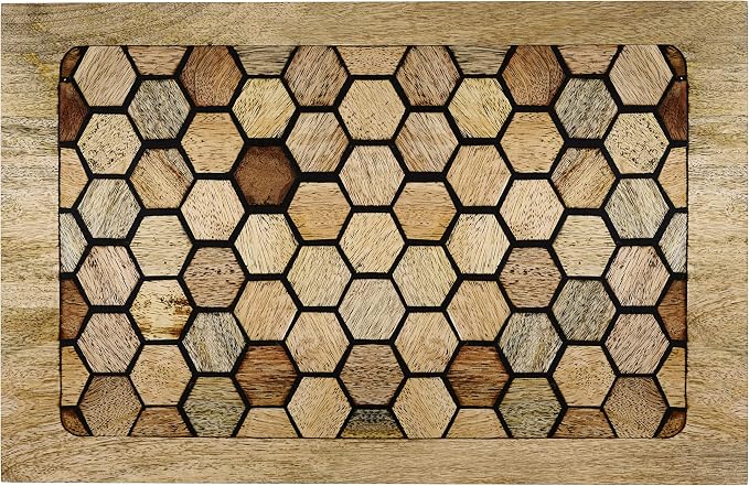 SIMPLIHOME Davisville SOLID MANGO WOOD 11 inch Wide Rectangle Boho C Side Table - Image 6