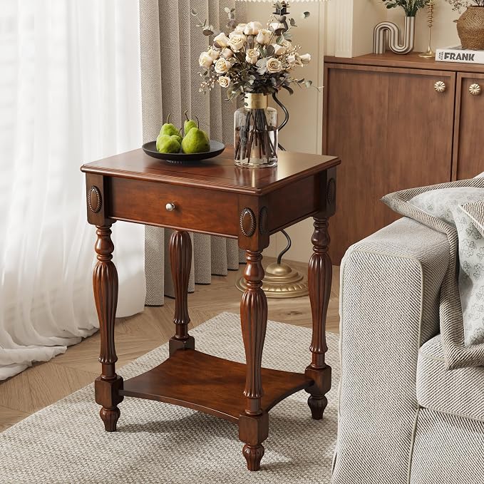 LEEMTORIG Solid Wood Side Table - Image 6