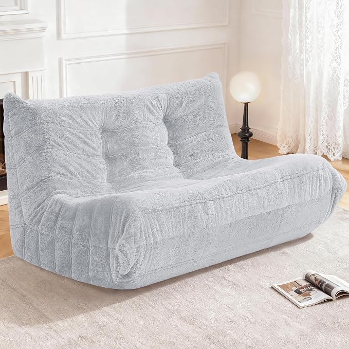 Bean Bag Loveseat Chair Big Sofa Beanbag Chair by Cansunna