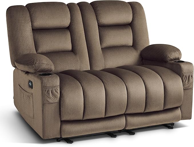MCombo 55.9" Zero Gravity Power Loveseat Recliner by MCombo