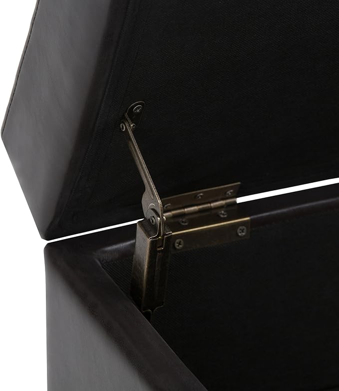 SIMPLIHOME Oregon Storage Ottoman Bench - Image 7
