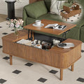 Fluted Lift Top Coffee Table by Boweniog