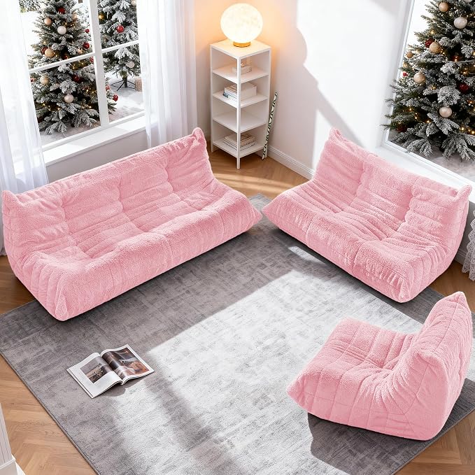 Bean Bag Loveseat Chair Big Sofa Beanbag Chair - Image 7